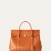 Loro Piana Loom L32 Handbag Plain warm brown