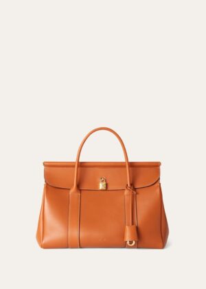 13423221620656290 Loro Piana Loom L32 Handbag Plain warm brown