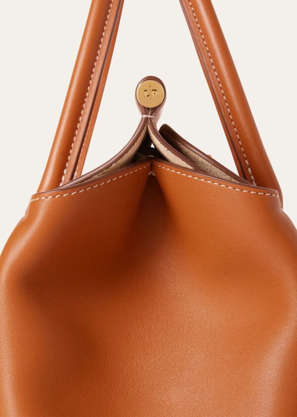 Loro Piana Loom L32 Handbag Plain warm brown