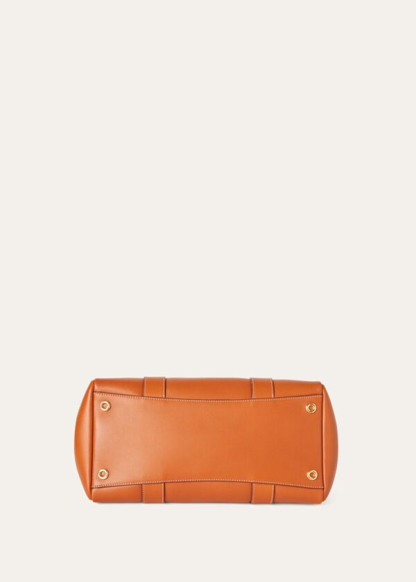 Loro Piana Loom L32 Handbag Plain warm brown