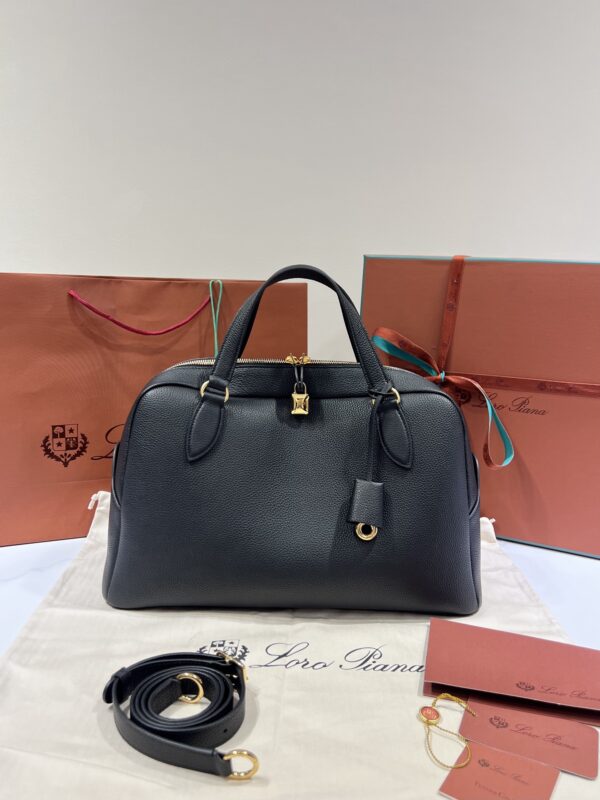 Loro Piana Needle Handbag | Black