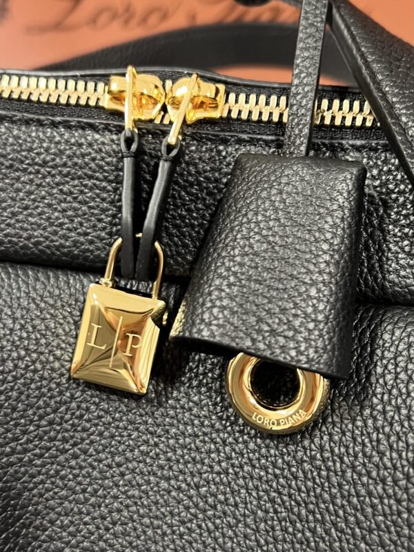 Loro Piana Needle Handbag | Black
