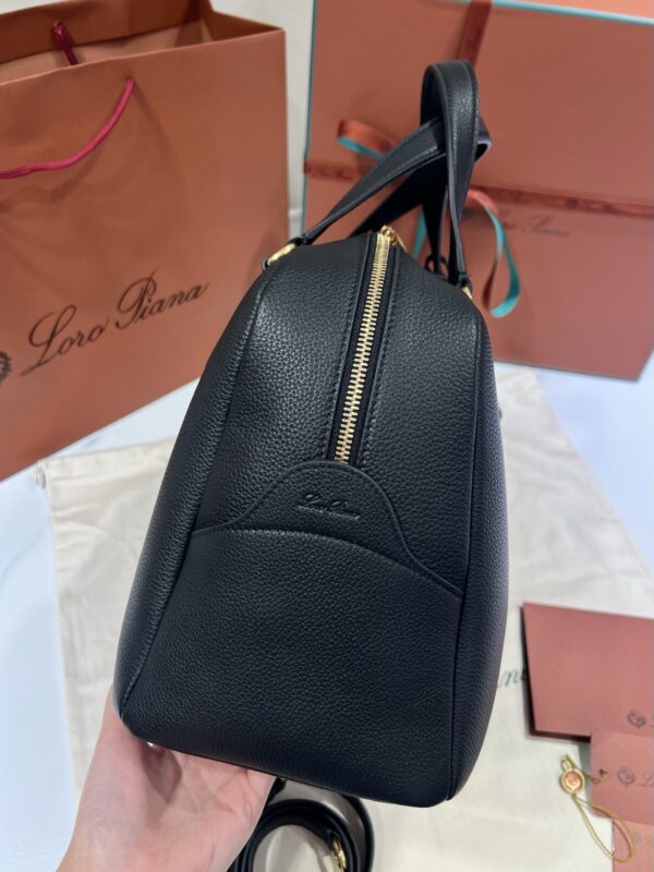 Loro Piana Needle Handbag | Black