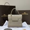 Delvaux Tempete PM | "Milk Grey" in Supple Leather