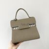 Delvaux Tempete PM | "Milk Grey" in Supple Leather