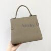 Delvaux Tempete PM | "Milk Grey" in Supple Leather