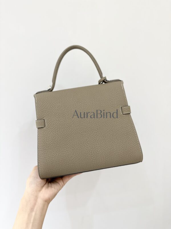 Delvaux Tempete PM | "Milk Grey" in Supple Leather