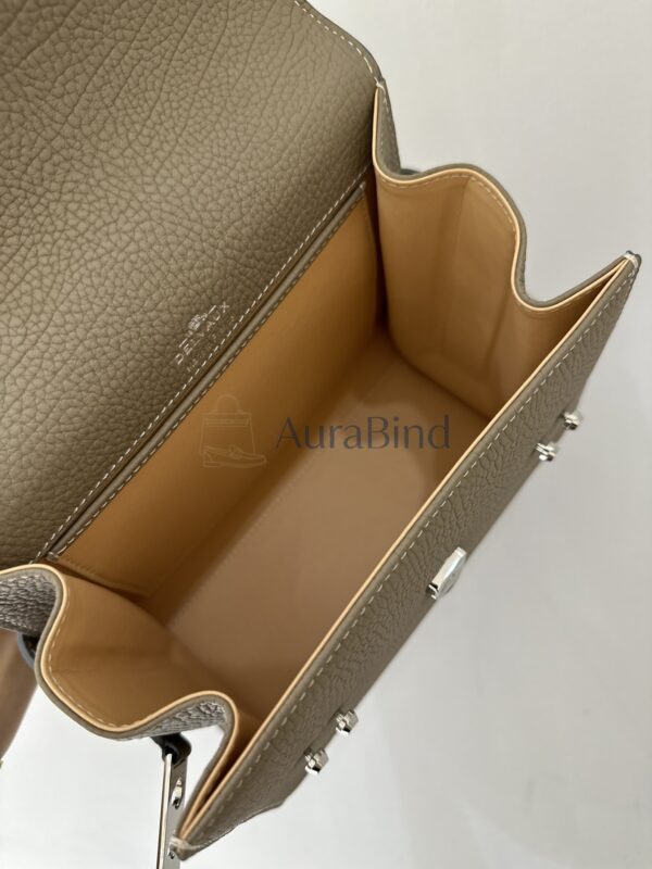 Delvaux Tempete PM | "Milk Grey" in Supple Leather