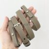 Delvaux Tempete PM | "Milk Grey" in Supple Leather