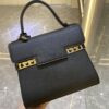 Delvaux Tempete PM | Black in Veins-Grain Leather