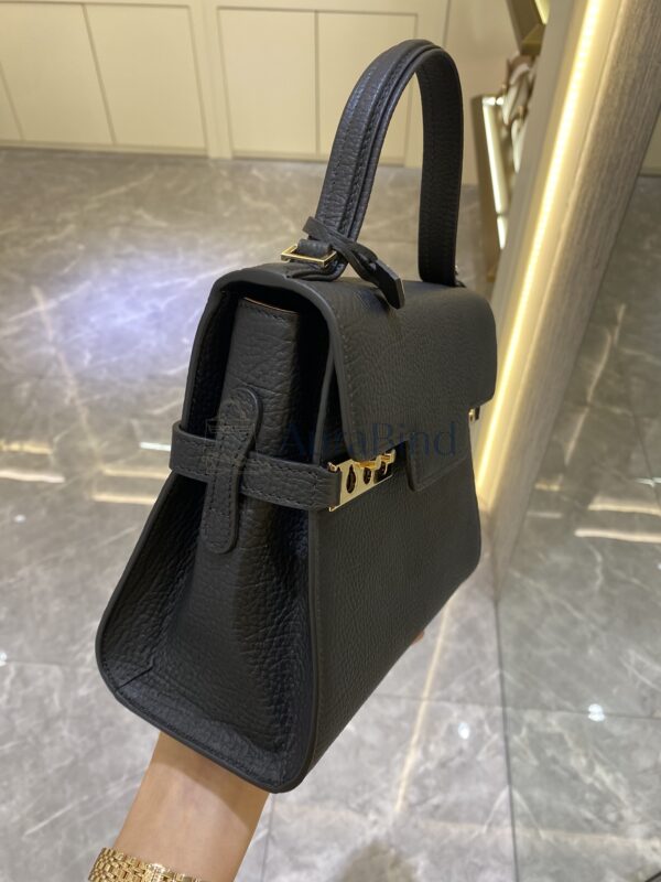 Delvaux Tempete PM | Black in Veins-Grain Leather