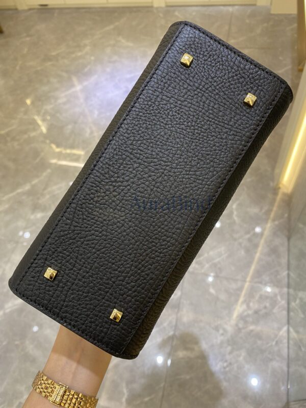 Delvaux Tempete PM | Black in Veins-Grain Leather