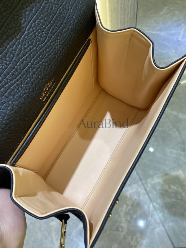 Delvaux Tempete PM | Black in Veins-Grain Leather