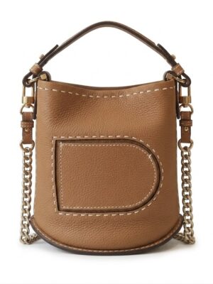 Delvaux Pin Caramel color