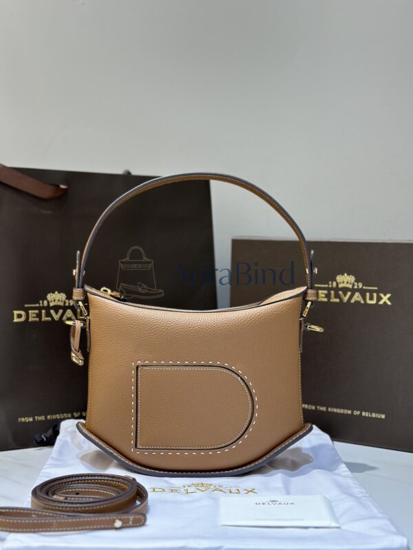 Delvau Pin Swing Caramel Bags