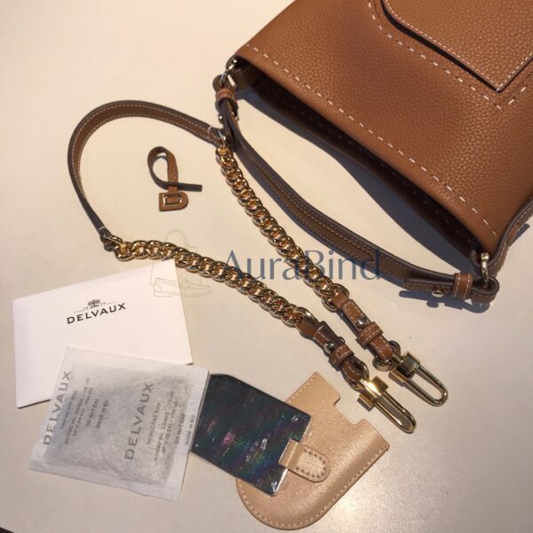 Delvaux Pin Caramel color