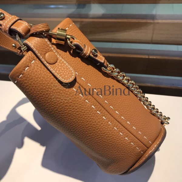 Delvaux Pin Caramel color