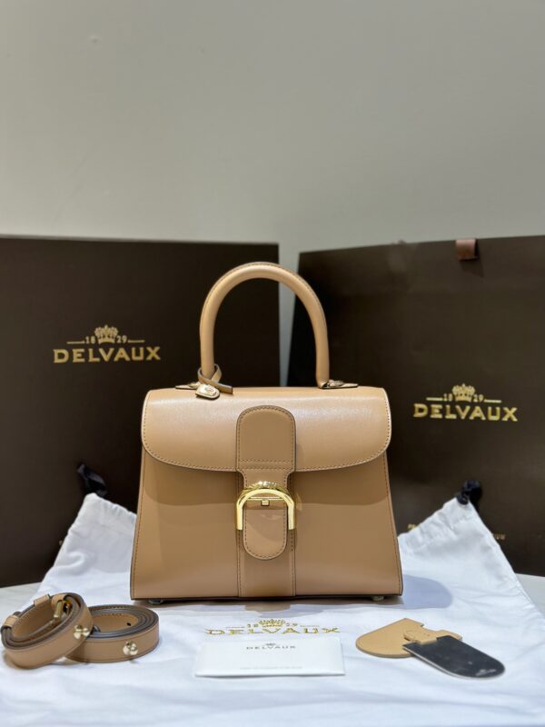 DelvauxPM奶茶色1.jpg Delvaux/PM (Milk tea color)