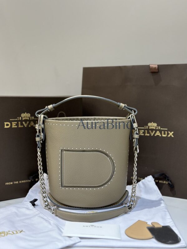 Delvaux Pin Elephant Gray