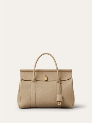 Loro Piana Loom Bag L32 (Light Mastic)