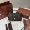 ExtraBag23 handbag [Velvet Water Ripple Dark Brown]