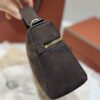 ExtraBag23 handbag [Velvet Water Ripple Dark Brown]