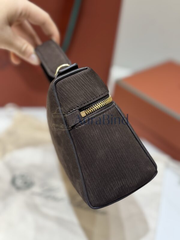 ExtraBag23 handbag [Velvet Water Ripple Dark Brown]