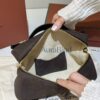 ExtraBag23 handbag [Velvet Water Ripple Dark Brown]