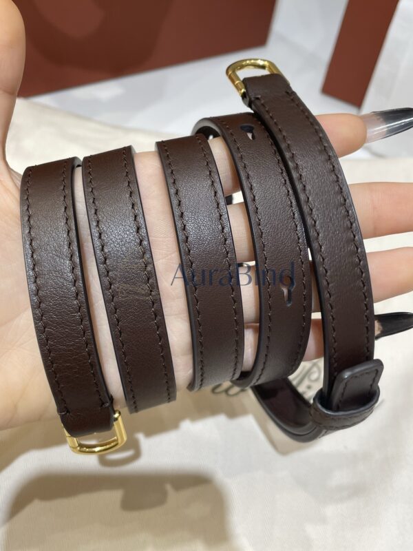[L19 Velvet Coffee Brown with Gold Buckle (New Version)]