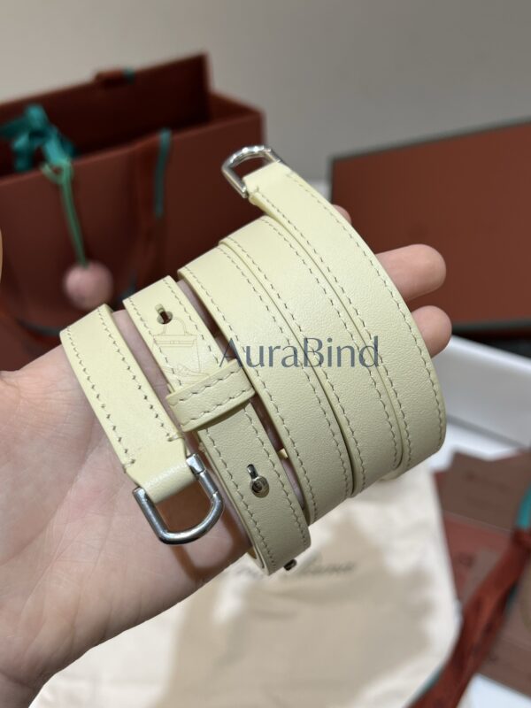 [L19 Velvet Pear Yellow with Silver Buckle (New Version)]
