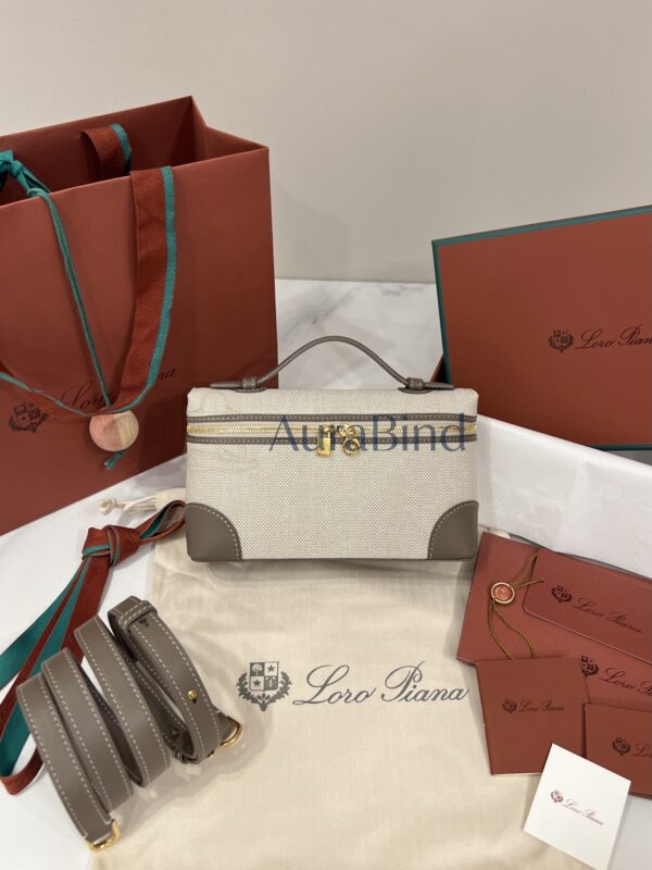 [L19 Canvas Grey Leather Patchwork (New Version)]