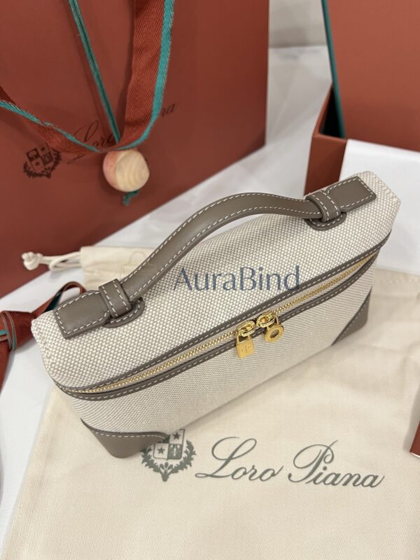 [L19 Canvas Grey Leather Patchwork (New Version)]