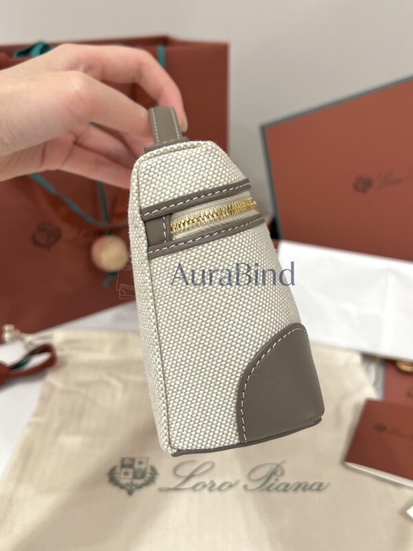 [L19 Canvas Grey Leather Patchwork (New Version)]