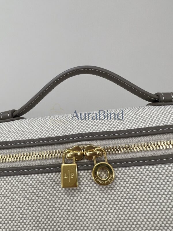 [L19 Canvas Grey Leather Patchwork (New Version)]