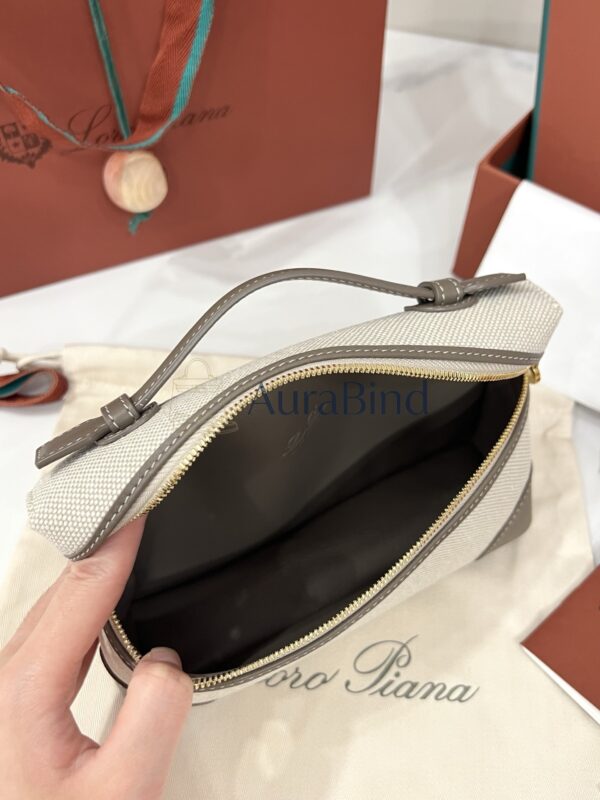 [L19 Canvas Grey Leather Patchwork (New Version)]