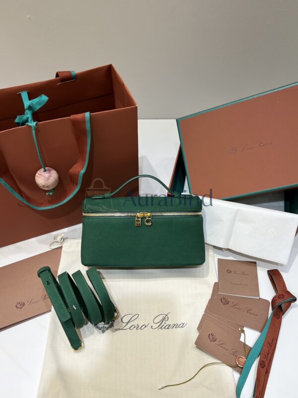 [L19 Suede Peacock Green with Gold Buckle (New Version)]