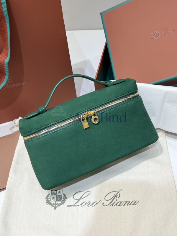 [L19 Suede Peacock Green with Gold Buckle (New Version)]
