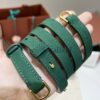 [L19 Suede Peacock Green with Gold Buckle (New Version)]