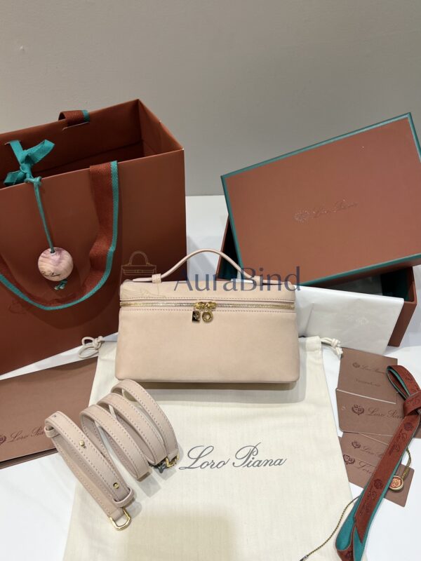 [L19 Suede Feather Pink with Gold Buckle (New Version)]