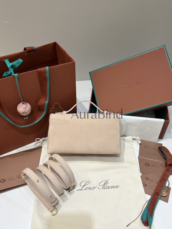 [L19 Suede Feather Pink with Gold Buckle (New Version)]