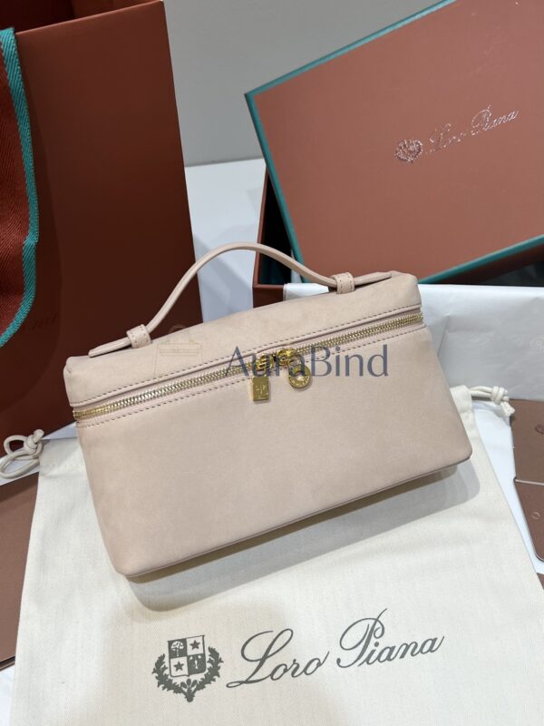 [L19 Suede Feather Pink with Gold Buckle (New Version)]