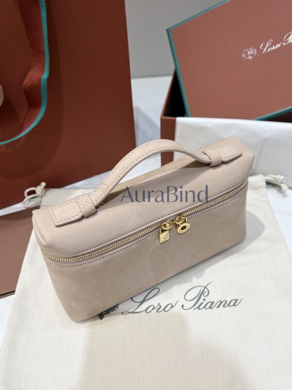 [L19 Suede Feather Pink with Gold Buckle (New Version)]