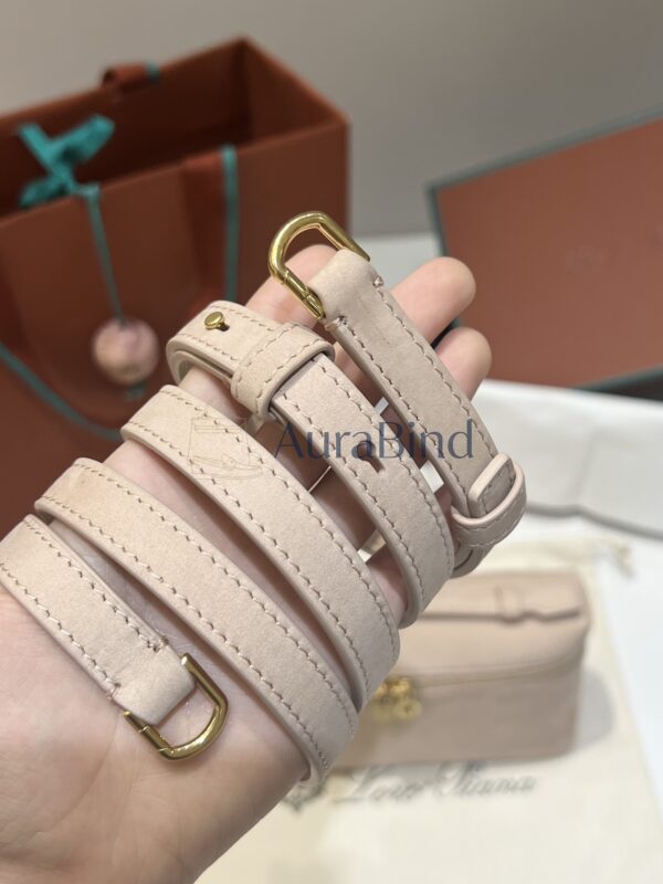 [L19 Suede Feather Pink with Gold Buckle (New Version)]