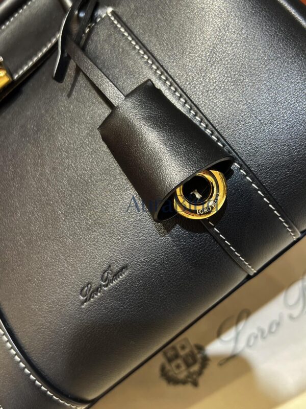 Loro Piana Loom Bag L25 （Black）