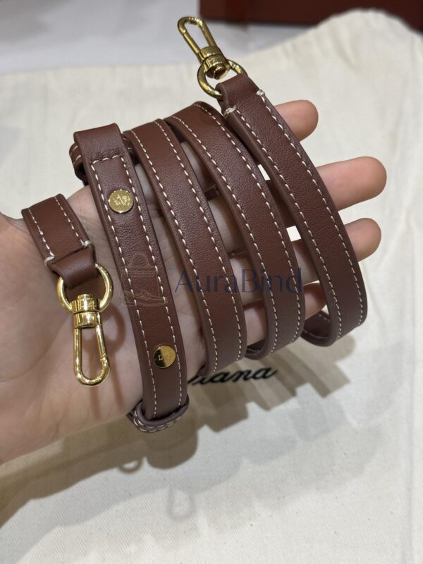 Loro Piana Loom Bag L25 （ Natural/Caramel Sugar）
