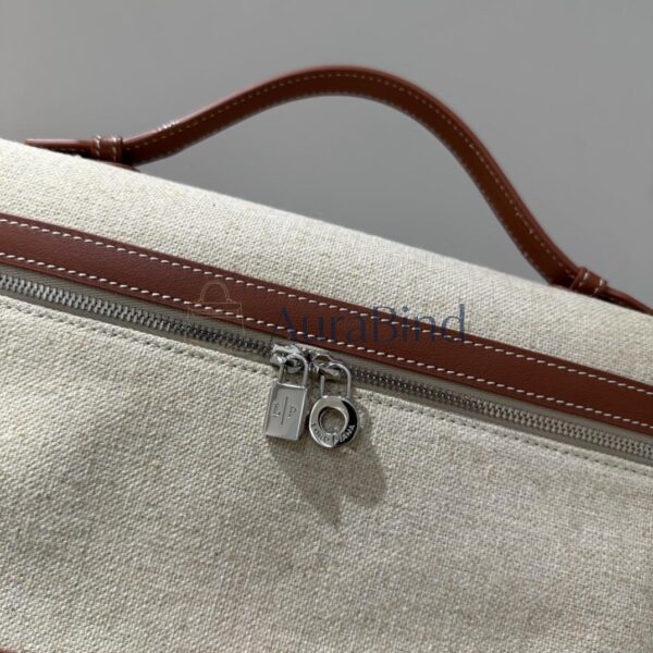 [L27 Canvas with Brown Patchwork]