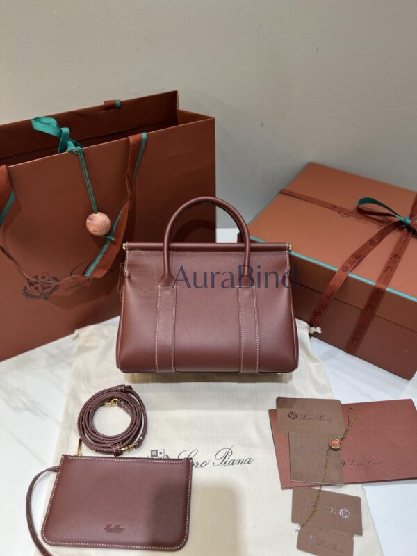 Loro Piana Loom Bag L25 （ Red Beans）