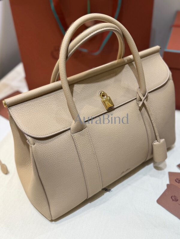 Loro Piana Loom Bag L32 (Light Mastic)