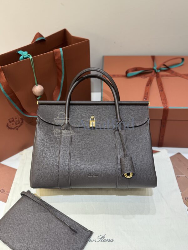 Loro Piana Loom Bag L32（Dark Chocolate Licorice）
