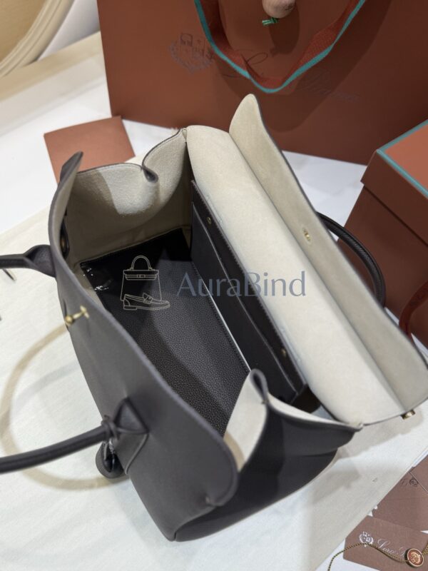 Loro Piana Loom Bag L32（Dark Chocolate Licorice）